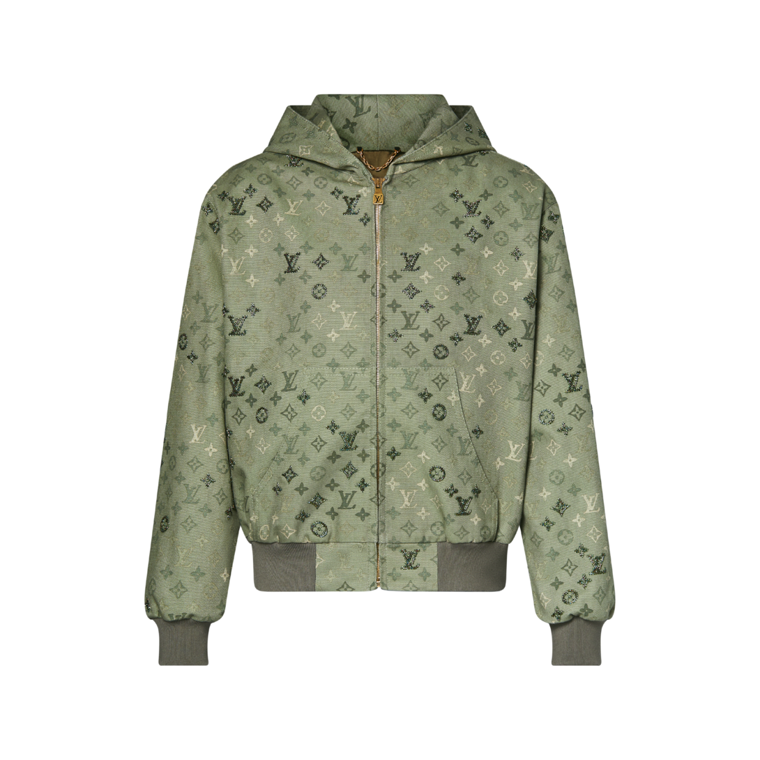 Monogram Embellished Hooded Blouson - Ready-to-Wear | LOUIS VUITTON
